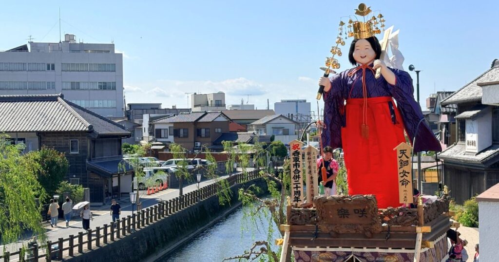 佐原の大祭(夏祭り・秋祭り)をゆったり楽しむなら、小野川沿いのリビング咲楽で